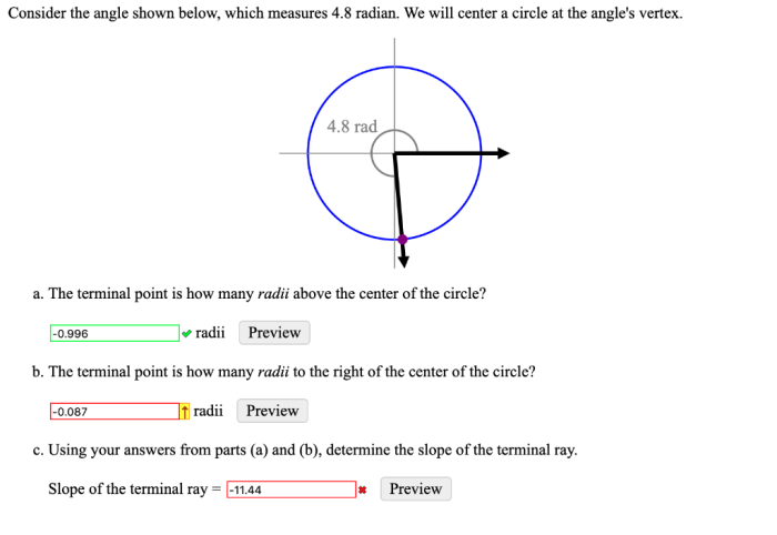 The angle shown below is