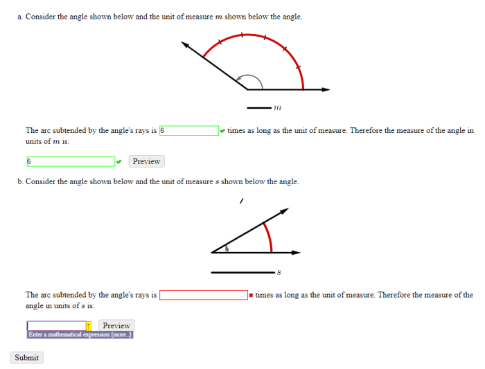 Radian circle radius vertex centered terminal radii lengths