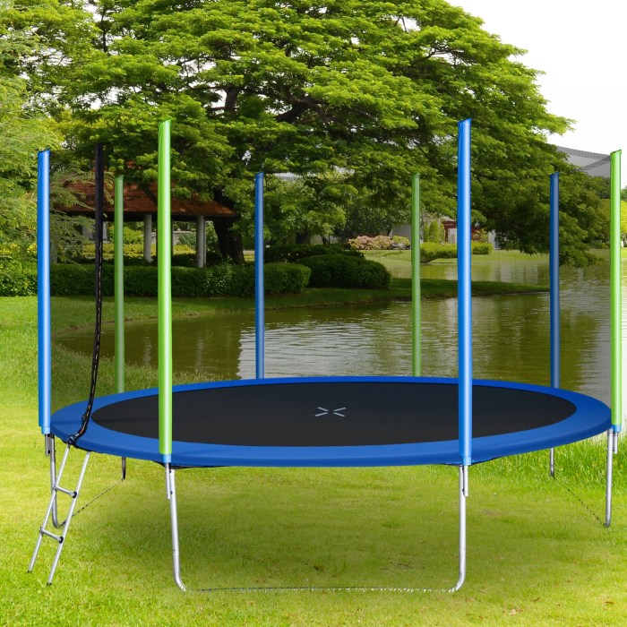 Trampoline 14ft enclosure stakes