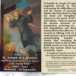 St joseph of cupertino statue