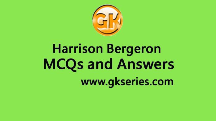 Harrison bergeron questions and answers pdf