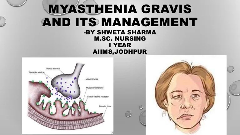 Nursing diagnosis for myasthenia gravis