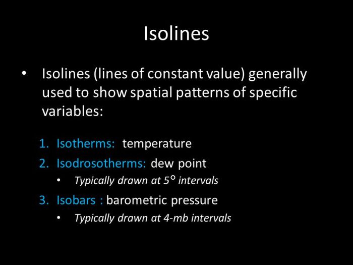 Isotherm and isobar maps answer key