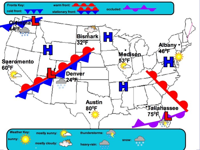 Forecasting weather map worksheet answer key pdf