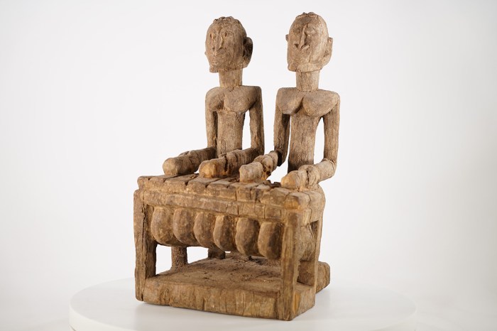 The primordial couple of the dogon represents