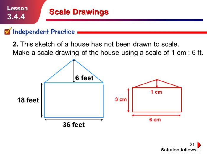 If you are making a scale drawing of a giraffe